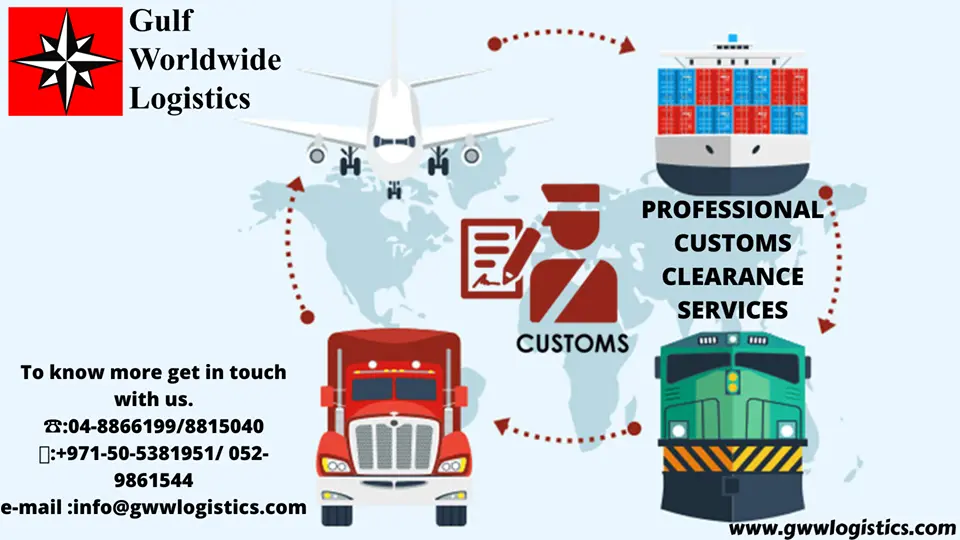 Professional customs clearance services by Gulf worldwide logistics company in dubai